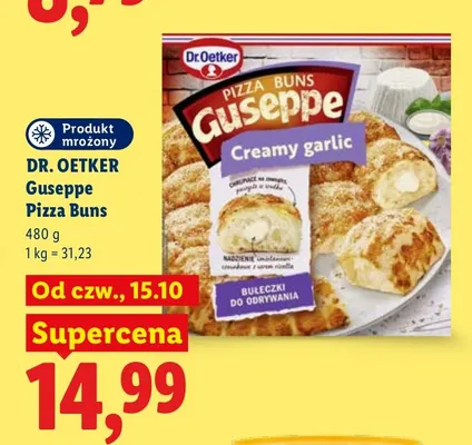 Pizza Buns Guseppe Dr. Oetker promocja w Lidl