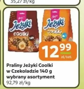 Praliny Jeżyki Coolki w Czekoladzie 140g promocja w Gama