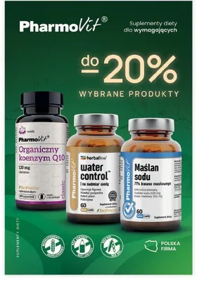Suplement diety organiczny koenzym Q10 PharmoVit promocja w Ziko Dermo
