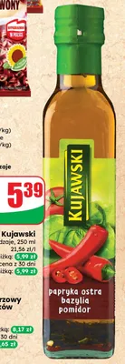 Olej z ziołami papryka ostra bazylia pomidor  promocja w Dino