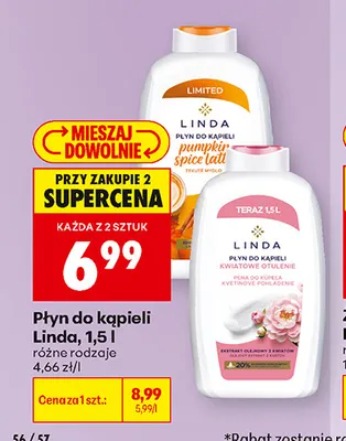 Płyn do kąpieli Pumpkin Spice Latte Linda promocja w Biedronka