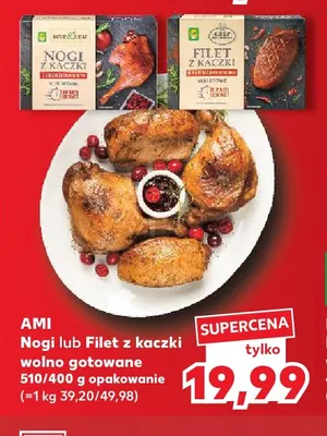 Nogi z kaczki wolno gotowane Ami promocja w Kaufland