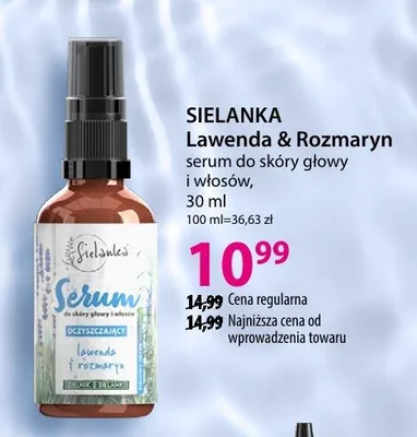Serum do skóry głowy i włosów Lawenda & Rozmaryn SIELANKA promocja w Hebe
