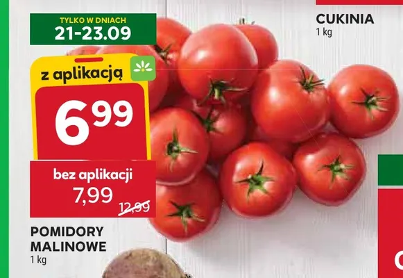 Pomidory malinowe promocja w Stokrotka