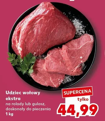 Udziec wołowy ekstra promocja w Kaufland