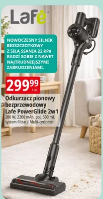 Odkurzacz pionowy bezprzewodowy PowerGlide 2w1 promocja w Leclerc