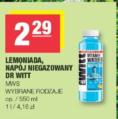 Lemoniada Dr Witt promocja w SPAR