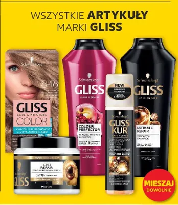 Wszystkie produkty Gliss Schwarzkopf promocja w Kaufland