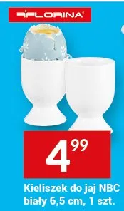 Kieliszek do jaj NBC biały 6,5 cm promocja w Twój Market