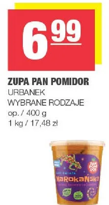 Zupa Pan Pomidor Urbanek promocja w SPAR