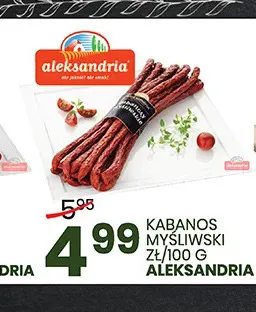 Kabanos myśliwski Aleksandria promocja w Wafelek