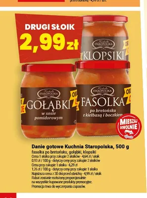 Danie gotowe Kuchnia Staropolska fasolka po bretońsku promocja w Twój Market