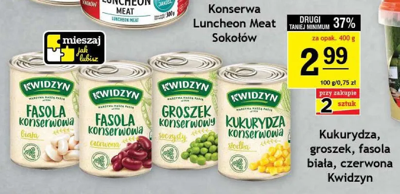 Groszek konserwowy Kwidzyn promocja w Gram Market