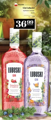 Gin Lubuski Strawberry & Raspberry promocja w POLOmarket