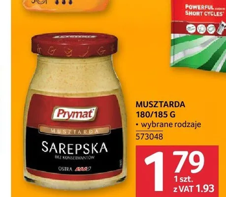 Musztarda sarepska Prymat promocja w Selgros