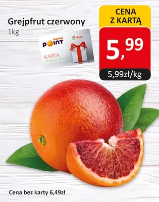 Grejpfrut czerwony promocja w Market Point