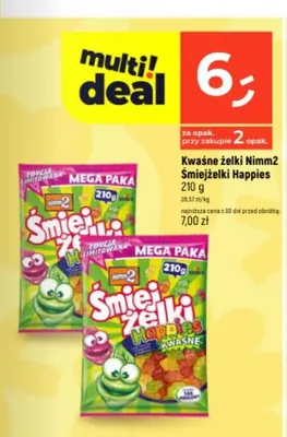 Kwaśne żelki Nimm2 Śmiejżelki Happies MEGA PAKA promocja w Dealz