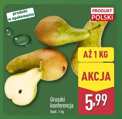Gruszki konferencja promocja w Aldi