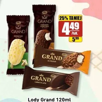 Lody na patyku Grand Chocolate Koral promocja w API Market