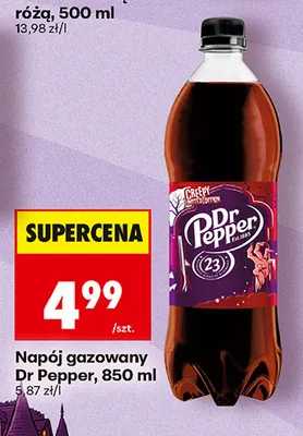 Napój gazowany Dr Pepper promocja w Biedronka