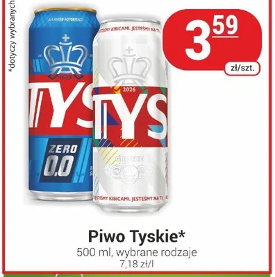 Piwo Tyskie Gronie promocja w Delikatesy Sezam