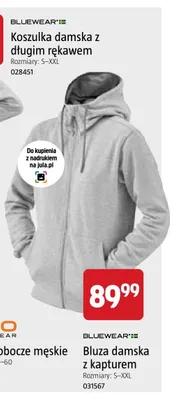 Bluza damska z kapturem Bluewear promocja w Jula