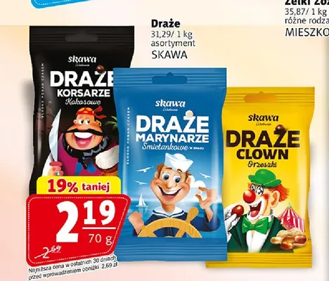 Draże Korsarze kokosowe Skawa promocja w Prim Market