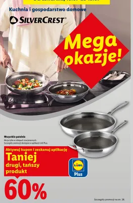 Patelnie Silvercrest promocja w Lidl