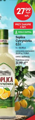 Wódka smakowa Soplica Cytrynówka promocja w Żabka