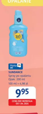 Spray po opalaniu Sundance promocja w Drogerie DM