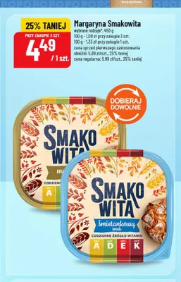 Margaryna Smakowita śmietankowy smak promocja w POLOmarket