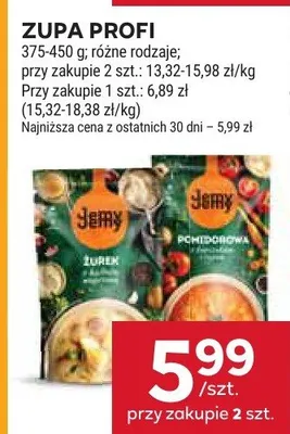 Zupa profi różne rodzaje promocja w Stokrotka