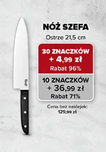 Nóż szefa ostrze 21,5 cm Consigli promocja w Intermarche