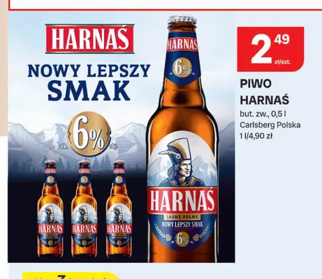 Piwo Harnaś promocja w Chorten