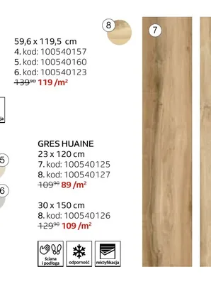 Gres Huaine 23x120 cm promocja w Komfort