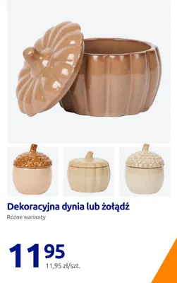 Dekoracyjna dynia promocja w Action