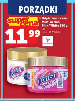 Odplamiacz Vanish Multi Action White promocja w TOPAZ