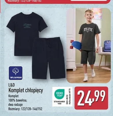 Komplet chłopięcy L&D promocja w Aldi