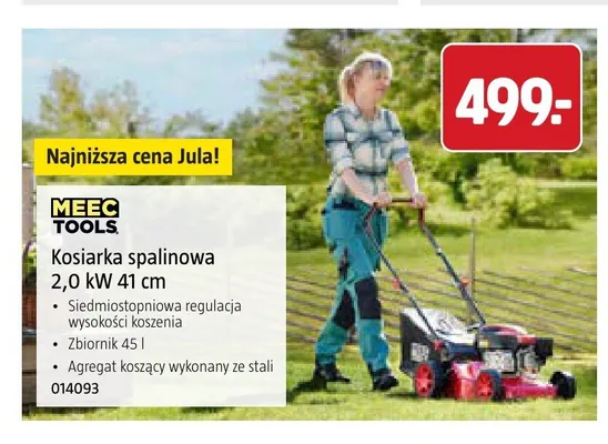Kosiarka spalinowa Meec Tools promocja w Jula