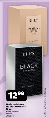 Woda toaletowa Bi-es Black Darkness promocja w Netto