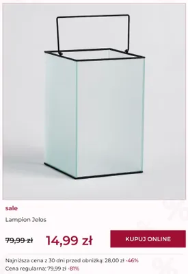Lampion Jelos home&you promocja w home&you
