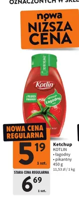 Ketchup Kotlin pikantny promocja w Intermarche