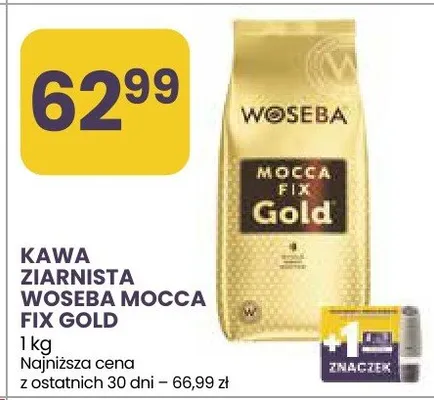 Kawa ziarnista Woseba Mocca Fix Gold promocja w Stokrotka