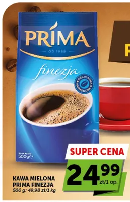 Kawa mielona Prima Finezja promocja w Groszek