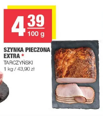 Szynka pieczona extra Tarczyński promocja w SPAR