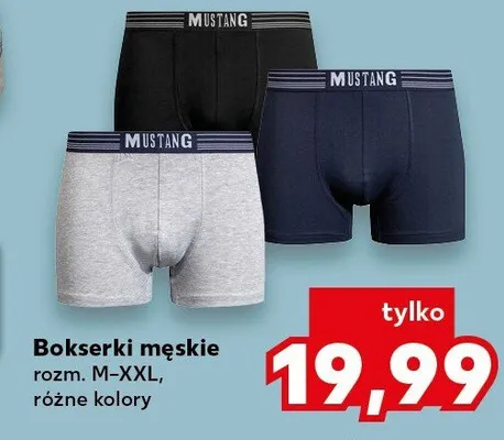 Bokserki męskie rozm. M-XXL, różne kolory promocja w Kaufland