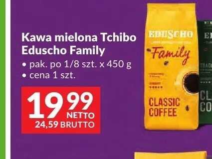 Kawa mielona Tchibo Eduscho Family Classic Coffee promocja w Makro