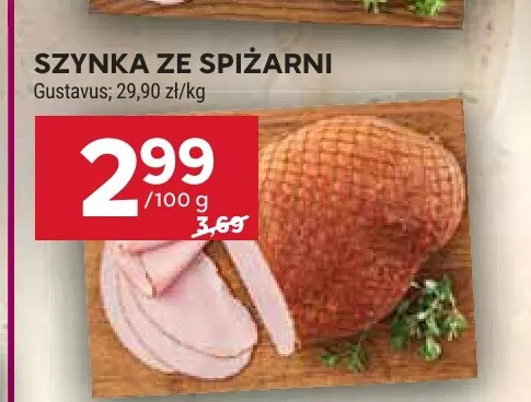 Szynka ze spiżarni Gustavus promocja w Stokrotka