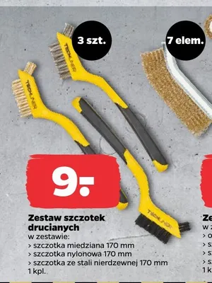 Zestaw szczotek drucianek promocja w Netto
