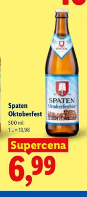 Piwo Spaten Oktoberfest promocja w Lidl